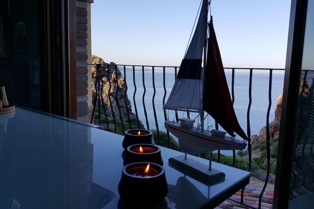 فيلا Tanca Piras - Emozioni A Strapiombo Sul Mare!!! Nebida المظهر الخارجي الصورة